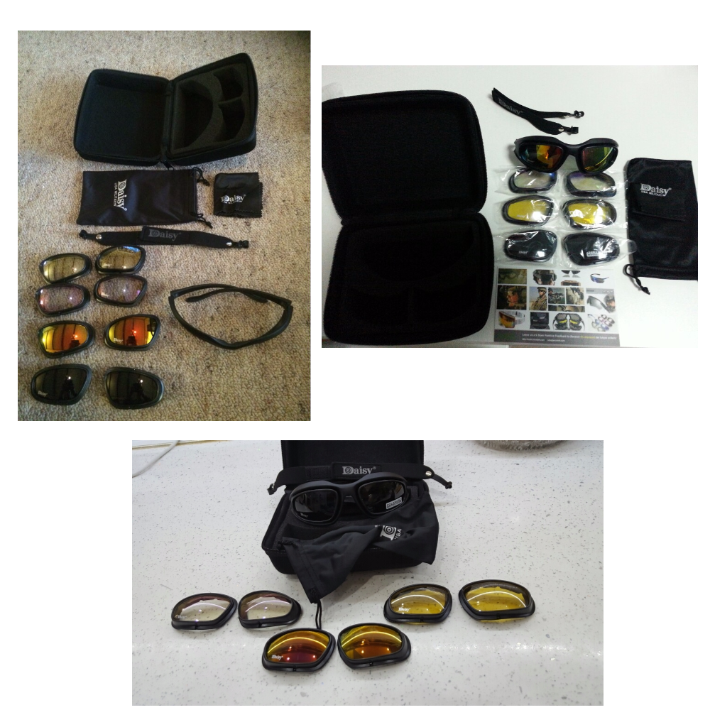 Military/Outdoor Sunglasses with Lens Kit