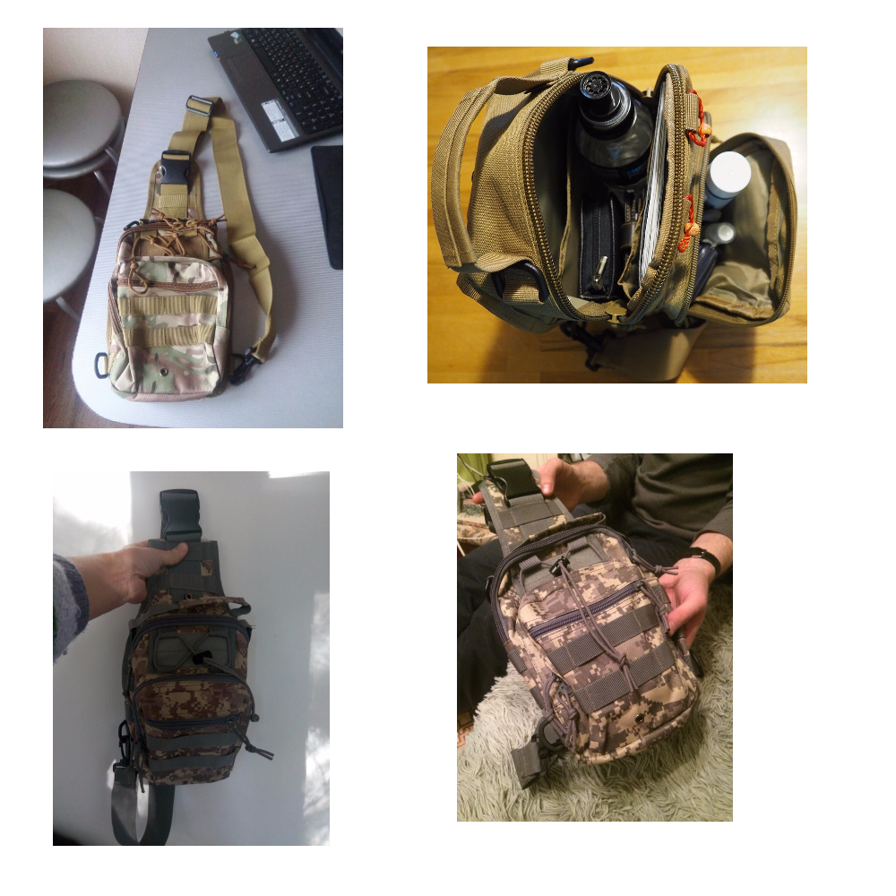 Military/Outdoor Theme Tactical Shoulder Slingbag